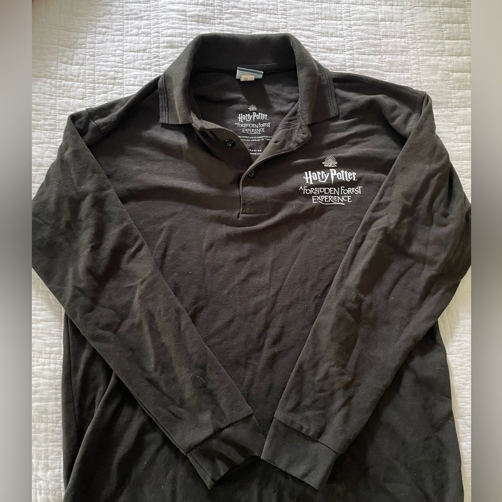 Harry Potter Forbidden Forest Experience Long Sleeve Polo (employee only)